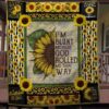 Im Blunt Sunflower Quilt Blanket  Quilt